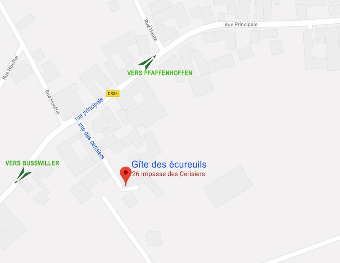 Le Gite Des Ecureuils Schalkendorf Bagian luar foto